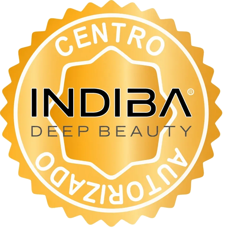Sello INDIBA Centro Autorizado dorado